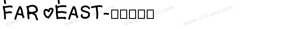 FAR EAST字体转换